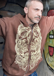 Sudadera Brown Hood