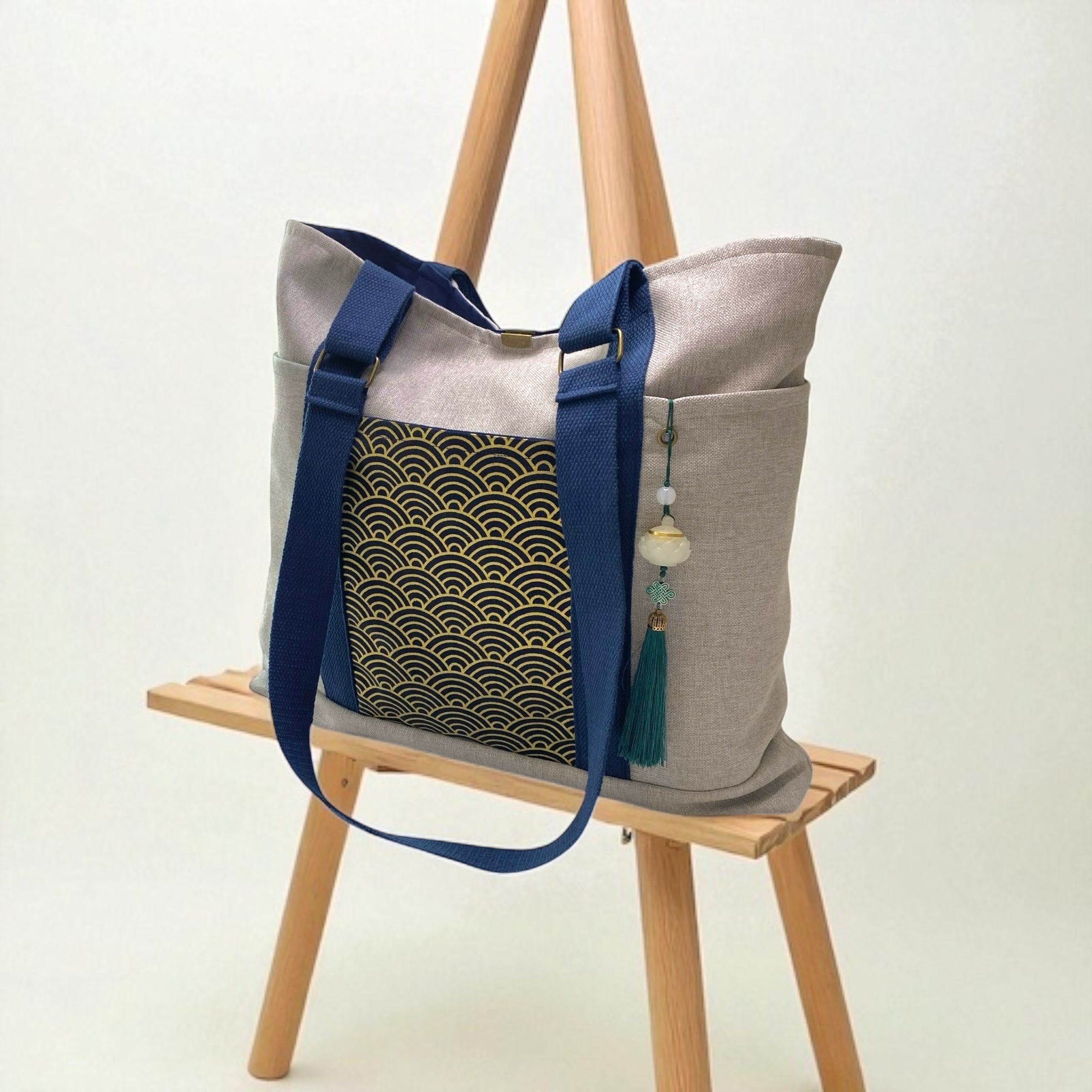 Bolso Tote Seigaiha (44x38cm)